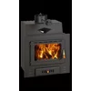 PRITY M Kamin na drva, 13.5 kW, Crni