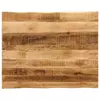 Stolna ploča sa živi rub 100x80x2,5cm masivno grubo drvo manga