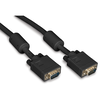 E-GREEN Kabl VGA D-sub M/M 3 m HQ feritno jezgro crni