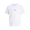 JACK & JONES Majica JJESOHO črna/bela