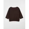 Sinsay - Oversize džemper sa kimono rukavima, sa dodatkom vune - dark grey jeans