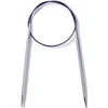 PRYM Circular Knitting Needles Brass 100cm/5mm Silver