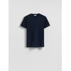 Reserved - Slim fit majica kratkih rukava od strukturirane tkanine