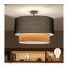 Brilagi - LED stropna svetilka CERIA 1xE27/60W/230V premer 50 cm črna/bež