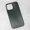 Maska za iPhone 13 Pro Max 6.7 mat silikonska Skin crna
