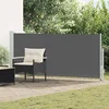 Retraktabilna bočna tende Antracit 500 x 140 cm Poliester