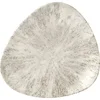 CHURCHILL Stone Agate siv plitev krožnik, trikotne oblike, premer: 229 mm (12 kos)