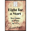 WIGGINS:EIGHT FOR A START OP. 157A TWO FLUTES & PIANO