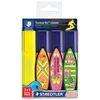 Označevalnik, komplet, 1-5 mm, STAEDTLER Textsurfer® Classic 364, 3+1 barva, 4 kosi