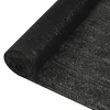 Vidaxl Zaščitna mreža črna 2x25 m HDPE 150 g/m2