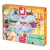 Janod Puzzle sa teksturom Dan u zološkom vrtu J02774