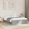 Okvir kreveta boja betona 140x190 cm od konstruiranog drva