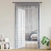 Nižaste zavjese 2 kom svijetlo sive 100x250 cm