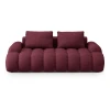 Bordo rdeča sedežna garnitura 200 cm Linz – Cosmopolitan Design