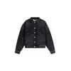 Tommy Jeans Prehodna jakna siv denim/črn denim