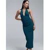 BWLDR Obleka Harli petrol