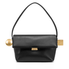 Ročna torba JACQUEMUS Le Rond Carre 24H243BA383-3171 Črna