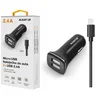 Aligator Avtomobilski polnilec microUSB 2,4A TCH črn