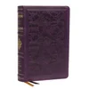 KJV, Personal Size Reference Bible, Sovereign Collection, Leathersoft, Purple, Red Letter, Comfort Print
