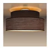 Plafonsko svetlo GRACE 1xE27/60W/230V O 40 cm braon/bež