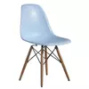 STOLICA plava drvo, metal, plastika
