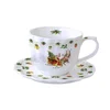 Porcelain mug with saucer, 300 ml, Nostalgic Christmas - Nuova R2S