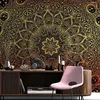 Tapeta zlata orientalska Mandala - 98x66