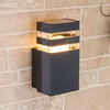 Fasadna zidna lampa crna stil 3
