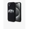DKNY DKNY Liquid Silicone White Printed Logo MagSafe - ohišje za iPhone 15 Plus / 14 Plus (črno)