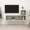 2-dijelni set TV ormarića boja hrasta sonome konstruirano drvo
