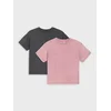 Sinsay - Pamučne oversize majice 2 pack - šareno
