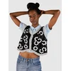 Blue Tomato Crochet Vest ženski pulover black & white
