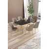 Hanah Home Trpezarijski set, 7 komada, Bež