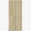 Visoka komoda hrasta sonome 80x35x180 cm od konstruiranog drva