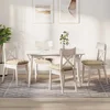Jastučići za sjedenje 4 pcs Krema 40 x 40 x 6 cm Mikrofibra