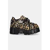 Superge iz semiša New Rock Pelo Leopardo Cuero M Tower Negro Lateral rjava barva, M-120N-C54