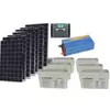 8. svakodnevni celogodisnji Hibrid komplet 24V/230V 1820w solarnih panela 4x200Ah baterija