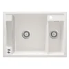 Deante ZRM A503 Granitna sudopera Magnetic, Bela