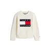 TOMMY HILFIGER Pulover Heritage rdeča / črna / bela