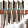 Set damaskih kuhinjskih noževa ZE-37413 - Smeđa / Plava KP37413