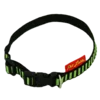 Pet Line Ogrlica za pse, 10mm, 24-40cm, Zeleno-crna