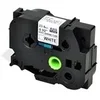 Kompatibilen trak (cev) za Brother HSe-251/HS-251/PT/P-Touch 23,6mm, termoskrčljiv (heat shrink tube) - črn izpis/bel trak (cev)