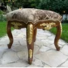 PompA¶A¶s by Casa Padrino luxury baroque stool brown/gold - Pompous baroque stool designed by Harald GlA¶A¶ckler - Pompous baroque furniture