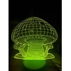 Gentilis RGB LED Lampa Pečurke