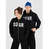 Sour Solution Army Zip moški pulover s kapuco black