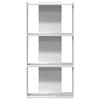 Regal za knjige s 3 razine bijeli 60x30x120cm konstruirano drvo