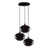 OPVIQ Smoked 051 Visilica, E27, 3x40W, IP20, Crna