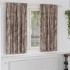 Baršunaste zavjese 2 pcs Boja cappuccina 175 x 140 cm Baršun