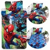 MARVEL COMICS MARVEL Spider-Man DVOSMERNA, bombažna fantovska posteljnina na zadrgo, 100% BOMBAŽ 140x200cm+70x90cm OEKO-TEX