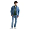 REPLAY Zeleni zip sweater s vintage natpisom